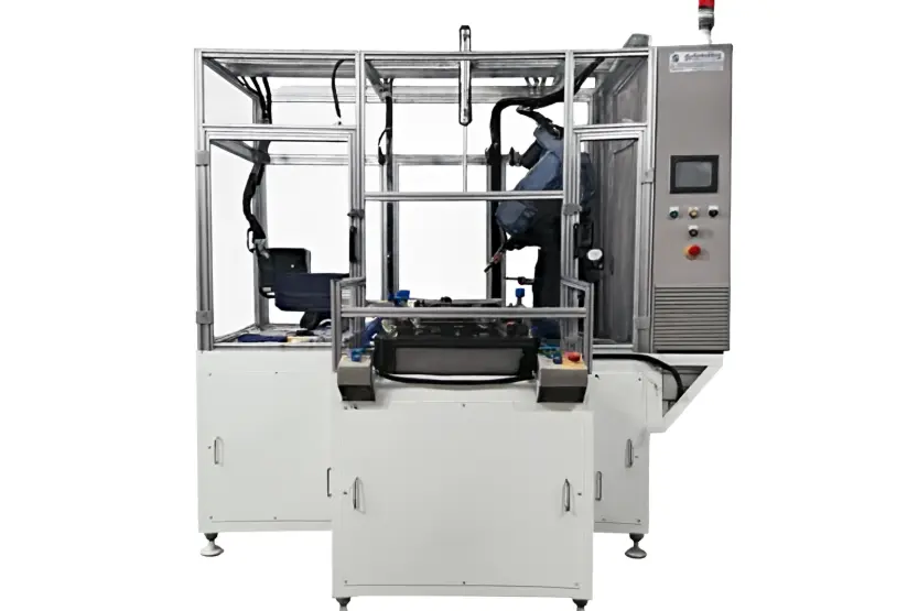 SEMI-AUTOMATIC DUAL HEAD DRILLING MACHINEเครื่องเจาะสองหัว